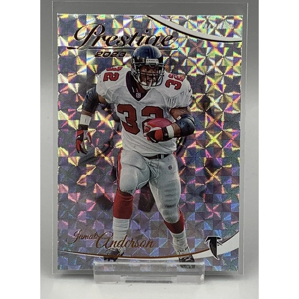 Jamal Anderson 2023 Prestige Xtra Points Sunburst parallel‎ #14 Atlanta Falcons